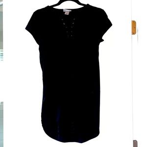 Long black tee GUC